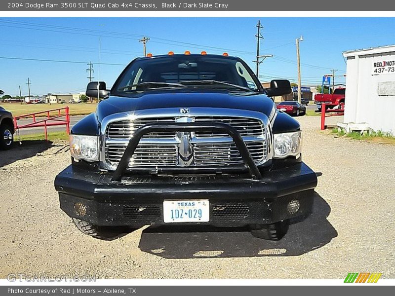 Black / Dark Slate Gray 2004 Dodge Ram 3500 SLT Quad Cab 4x4 Chassis