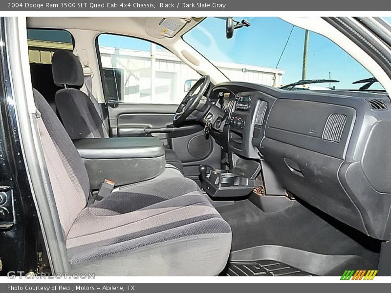 Black / Dark Slate Gray 2004 Dodge Ram 3500 SLT Quad Cab 4x4 Chassis