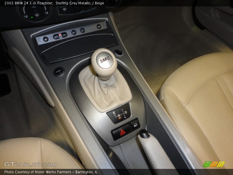 Sterling Grey Metallic / Beige 2003 BMW Z4 3.0i Roadster