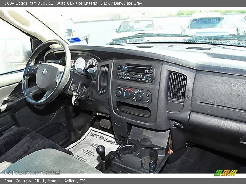Black / Dark Slate Gray 2004 Dodge Ram 3500 SLT Quad Cab 4x4 Chassis
