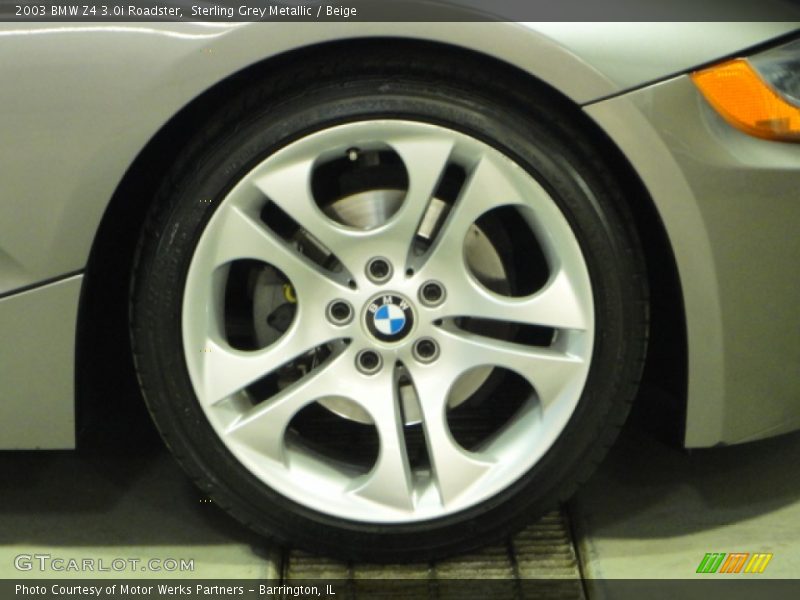 Sterling Grey Metallic / Beige 2003 BMW Z4 3.0i Roadster
