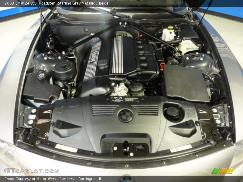 Sterling Grey Metallic / Beige 2003 BMW Z4 3.0i Roadster