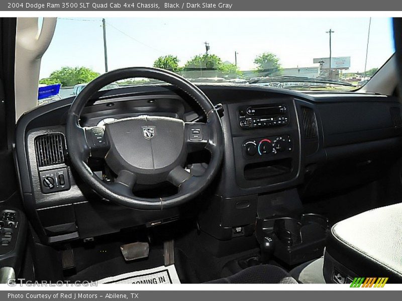 Black / Dark Slate Gray 2004 Dodge Ram 3500 SLT Quad Cab 4x4 Chassis