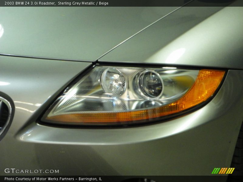Sterling Grey Metallic / Beige 2003 BMW Z4 3.0i Roadster