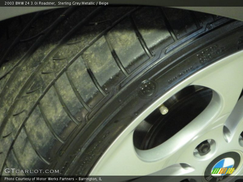 Sterling Grey Metallic / Beige 2003 BMW Z4 3.0i Roadster