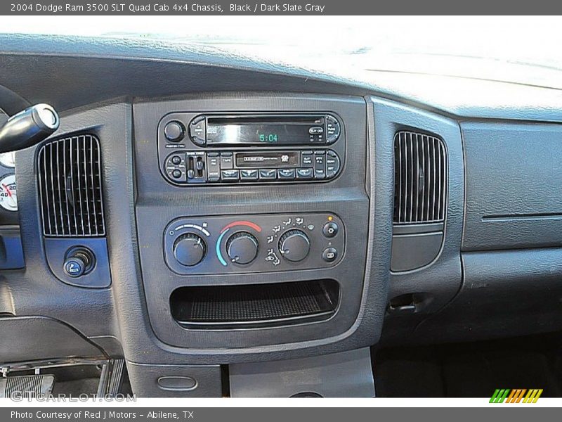 Black / Dark Slate Gray 2004 Dodge Ram 3500 SLT Quad Cab 4x4 Chassis