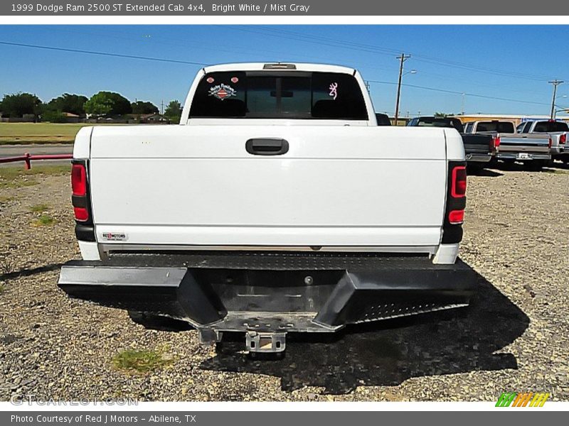 Bright White / Mist Gray 1999 Dodge Ram 2500 ST Extended Cab 4x4