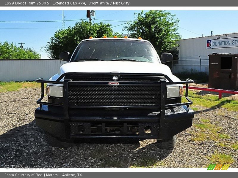 Bright White / Mist Gray 1999 Dodge Ram 2500 ST Extended Cab 4x4