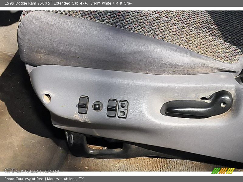 Bright White / Mist Gray 1999 Dodge Ram 2500 ST Extended Cab 4x4