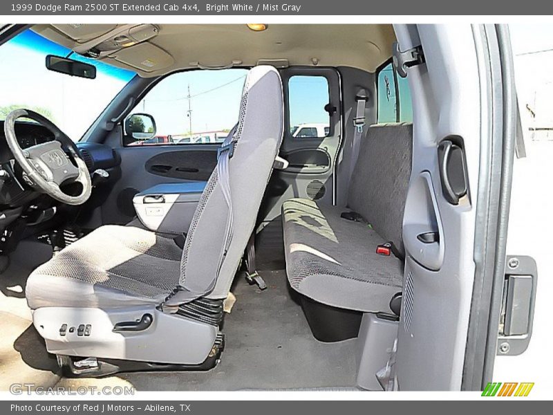 Bright White / Mist Gray 1999 Dodge Ram 2500 ST Extended Cab 4x4