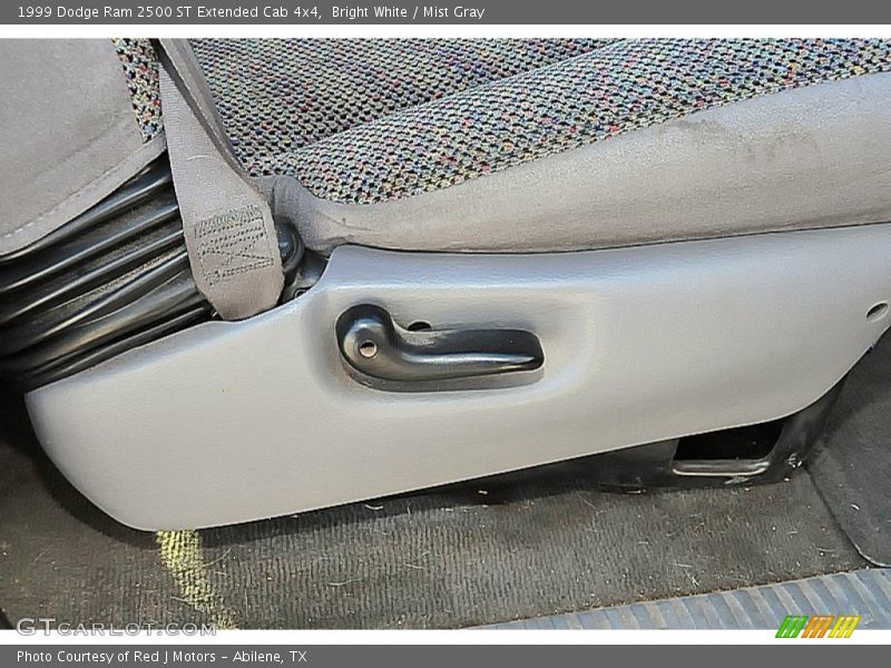 Bright White / Mist Gray 1999 Dodge Ram 2500 ST Extended Cab 4x4