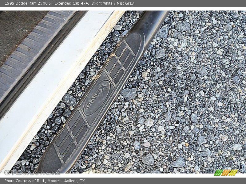 Bright White / Mist Gray 1999 Dodge Ram 2500 ST Extended Cab 4x4