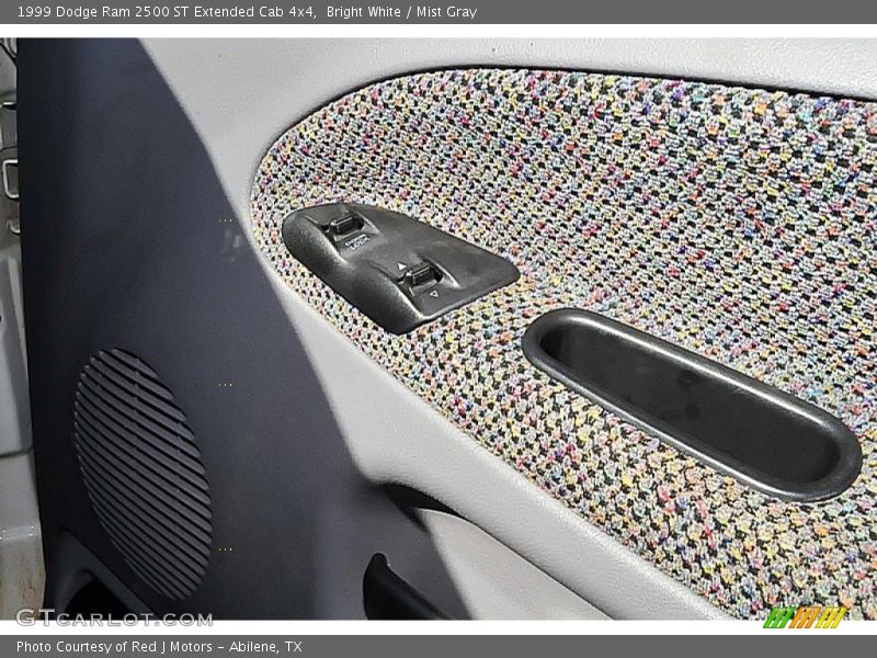 Bright White / Mist Gray 1999 Dodge Ram 2500 ST Extended Cab 4x4
