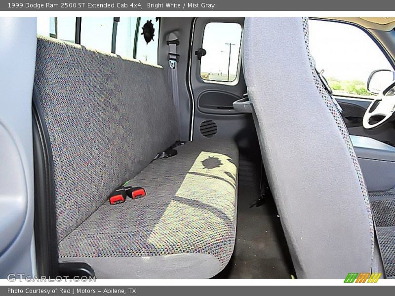 Bright White / Mist Gray 1999 Dodge Ram 2500 ST Extended Cab 4x4