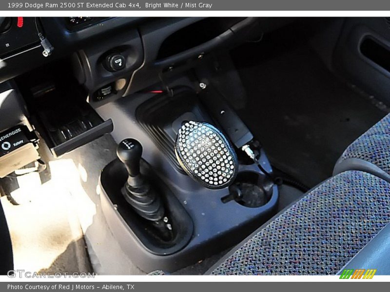 Bright White / Mist Gray 1999 Dodge Ram 2500 ST Extended Cab 4x4