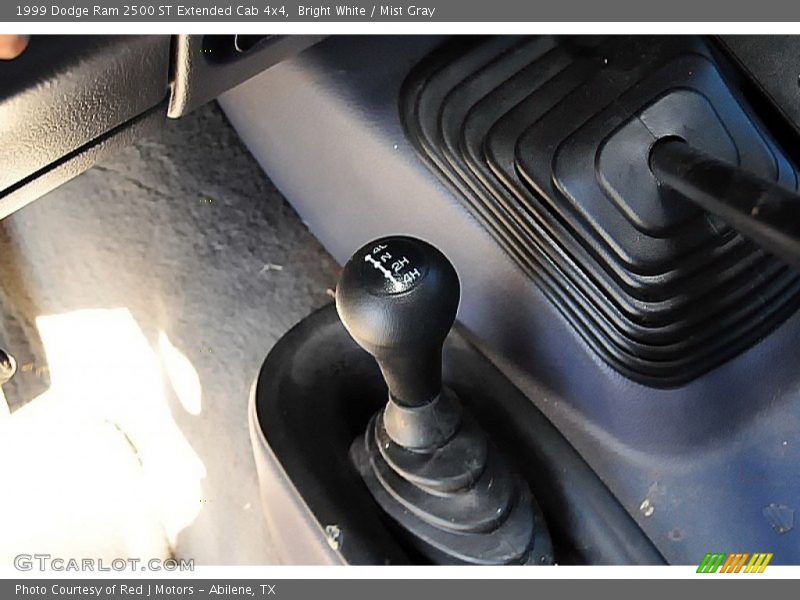 Bright White / Mist Gray 1999 Dodge Ram 2500 ST Extended Cab 4x4