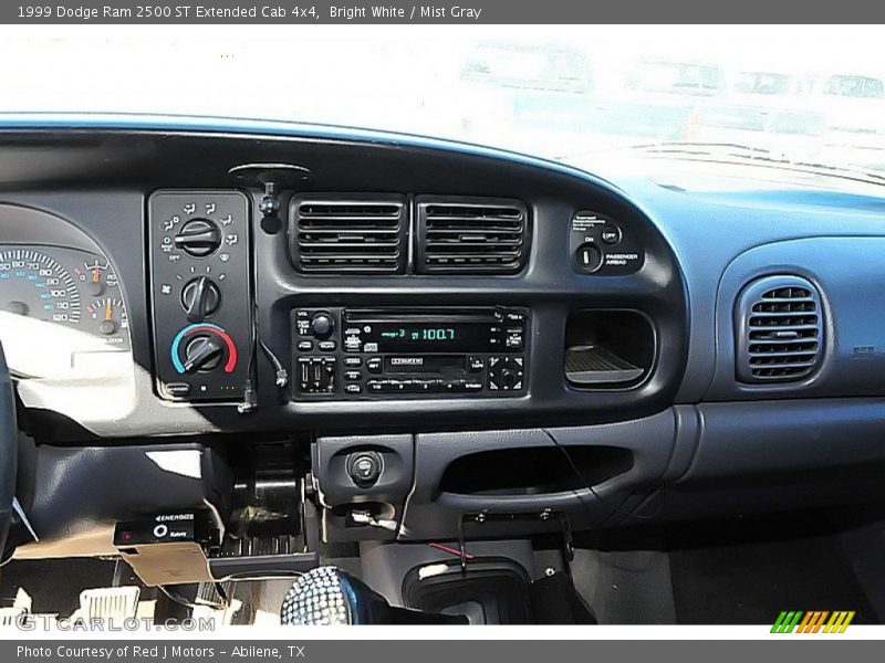 Bright White / Mist Gray 1999 Dodge Ram 2500 ST Extended Cab 4x4