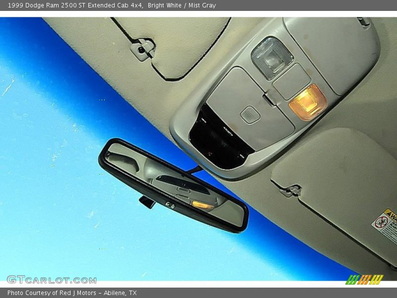 Bright White / Mist Gray 1999 Dodge Ram 2500 ST Extended Cab 4x4