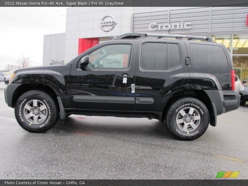 Super Black / Pro 4X Gray/Steel 2012 Nissan Xterra Pro-4X 4x4