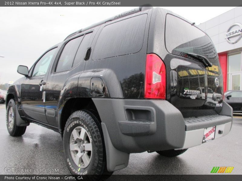 Super Black / Pro 4X Gray/Steel 2012 Nissan Xterra Pro-4X 4x4