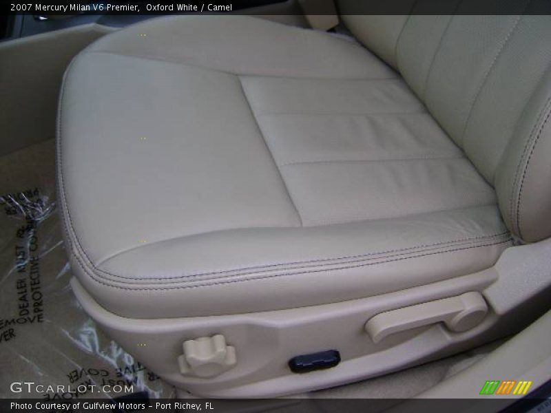 Oxford White / Camel 2007 Mercury Milan V6 Premier
