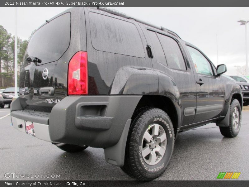 Super Black / Pro 4X Gray/Steel 2012 Nissan Xterra Pro-4X 4x4