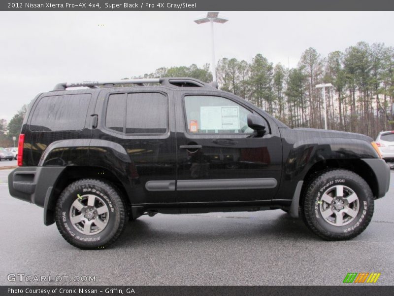 Super Black / Pro 4X Gray/Steel 2012 Nissan Xterra Pro-4X 4x4