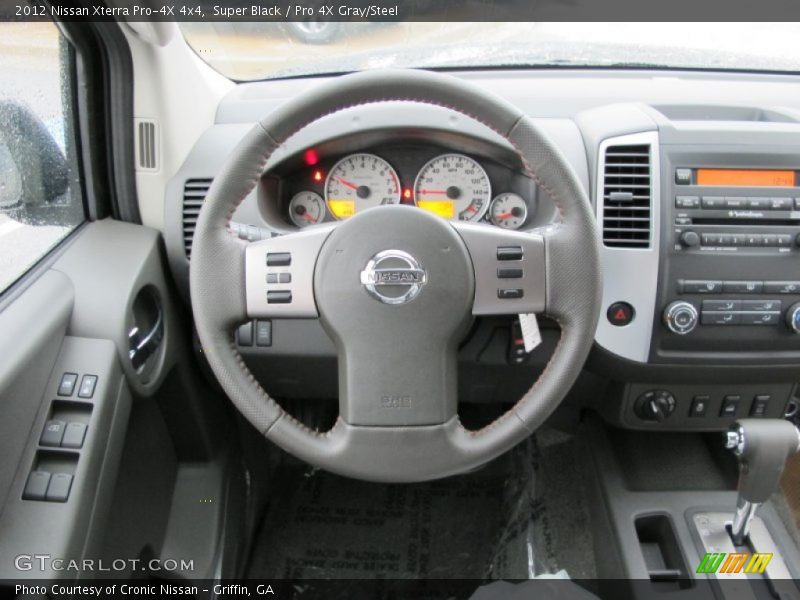 Super Black / Pro 4X Gray/Steel 2012 Nissan Xterra Pro-4X 4x4