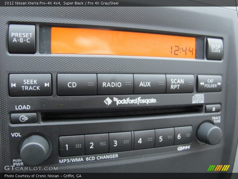Super Black / Pro 4X Gray/Steel 2012 Nissan Xterra Pro-4X 4x4
