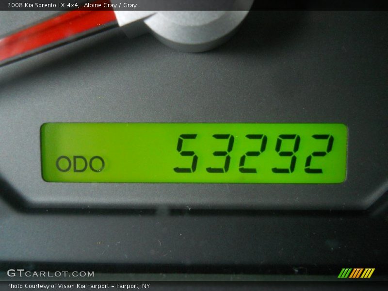 Alpine Gray / Gray 2008 Kia Sorento LX 4x4