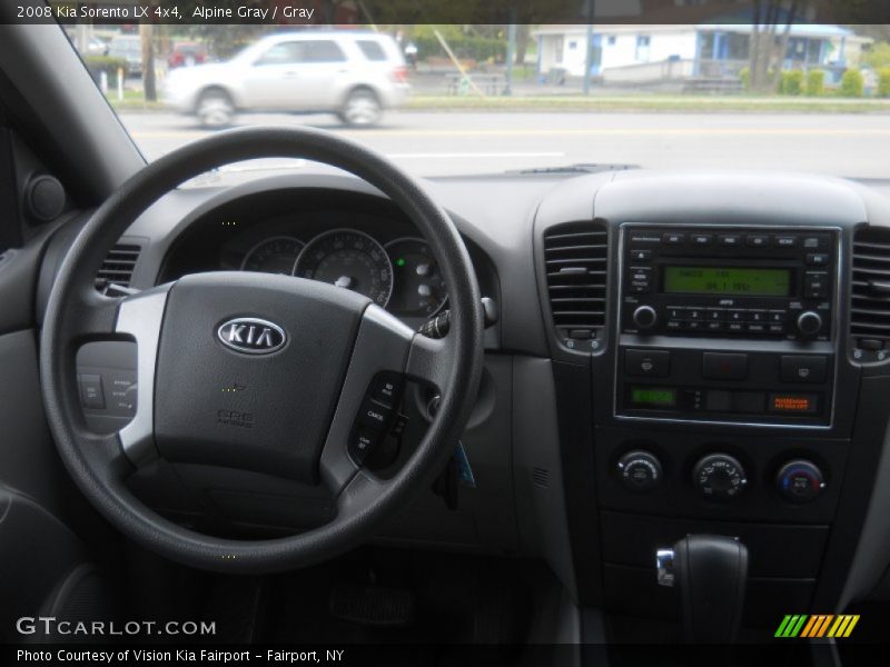 Alpine Gray / Gray 2008 Kia Sorento LX 4x4