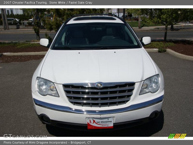 Stone White / Pastel Slate Gray 2007 Chrysler Pacifica Touring