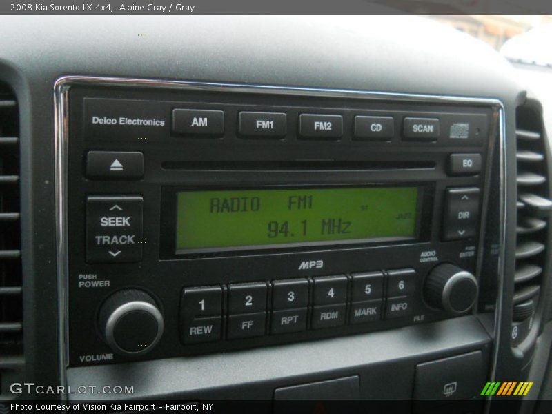 Alpine Gray / Gray 2008 Kia Sorento LX 4x4