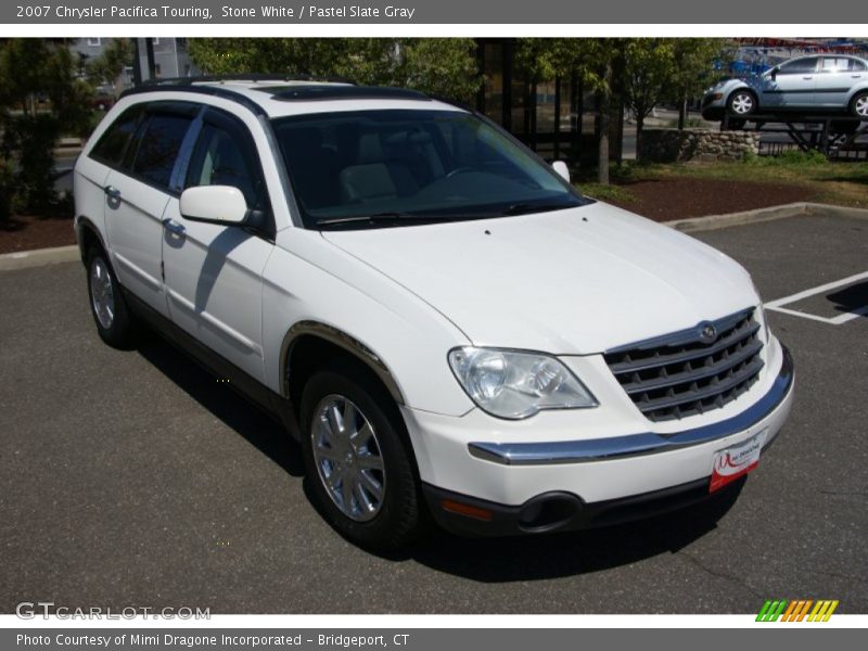 Stone White / Pastel Slate Gray 2007 Chrysler Pacifica Touring