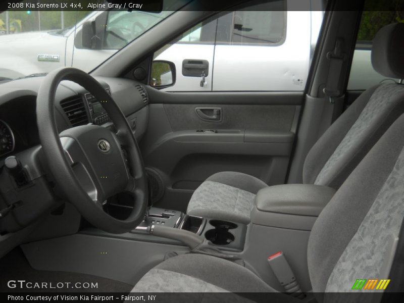 Alpine Gray / Gray 2008 Kia Sorento LX 4x4