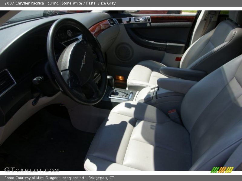 Stone White / Pastel Slate Gray 2007 Chrysler Pacifica Touring
