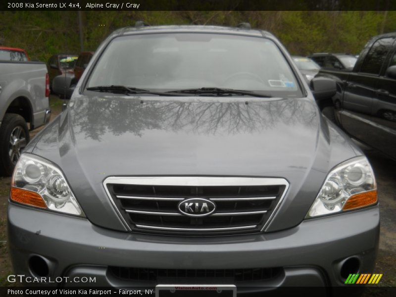Alpine Gray / Gray 2008 Kia Sorento LX 4x4