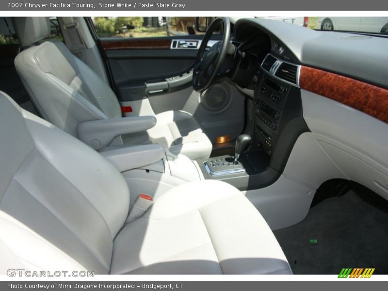 Stone White / Pastel Slate Gray 2007 Chrysler Pacifica Touring