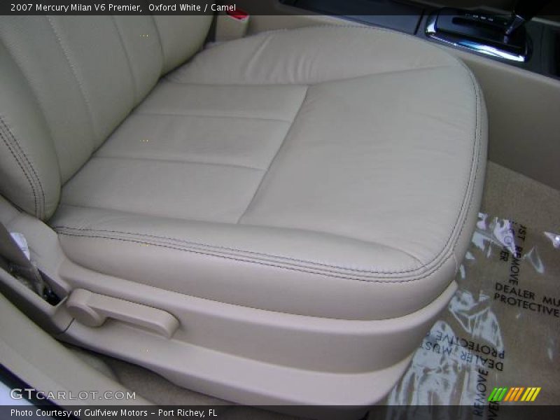 Oxford White / Camel 2007 Mercury Milan V6 Premier