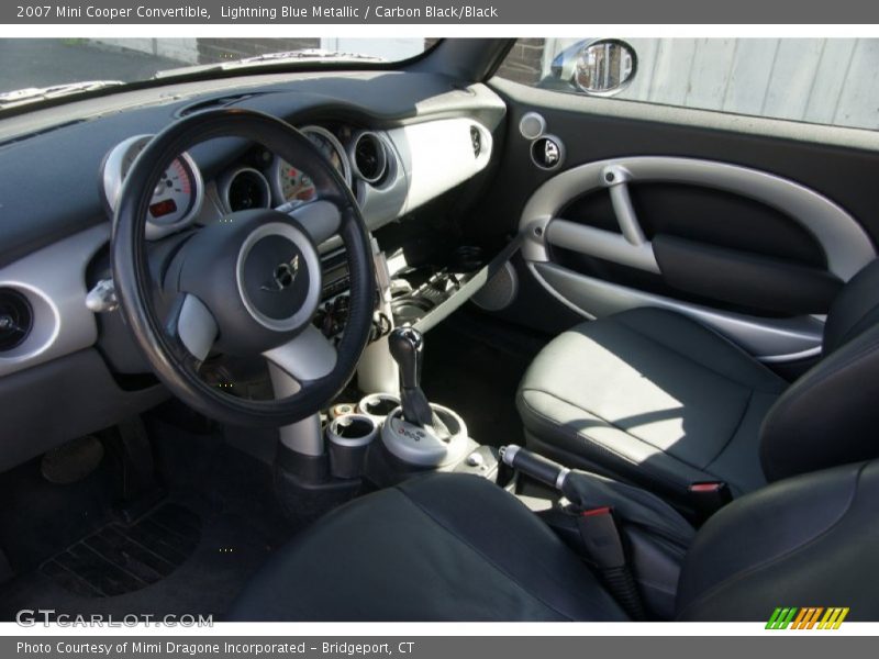 Lightning Blue Metallic / Carbon Black/Black 2007 Mini Cooper Convertible
