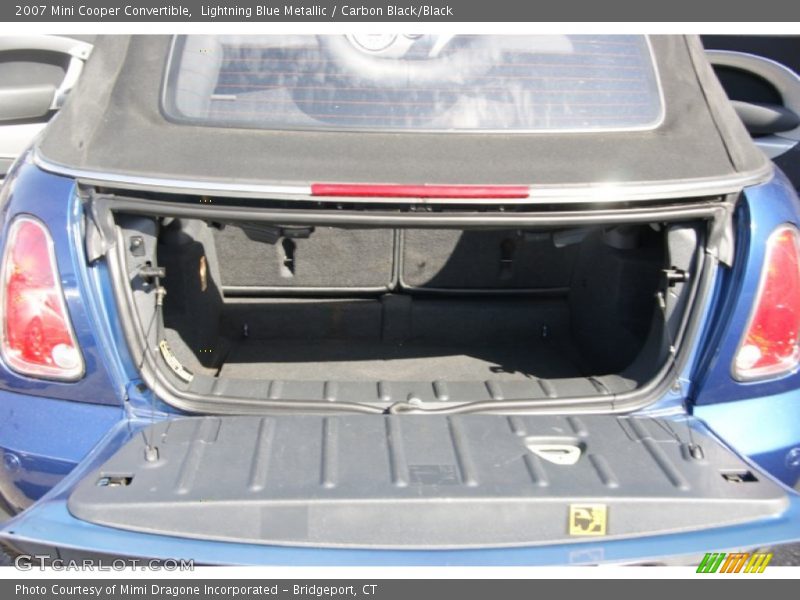 Lightning Blue Metallic / Carbon Black/Black 2007 Mini Cooper Convertible