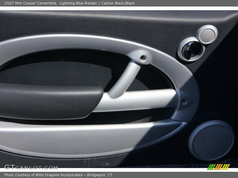 Lightning Blue Metallic / Carbon Black/Black 2007 Mini Cooper Convertible