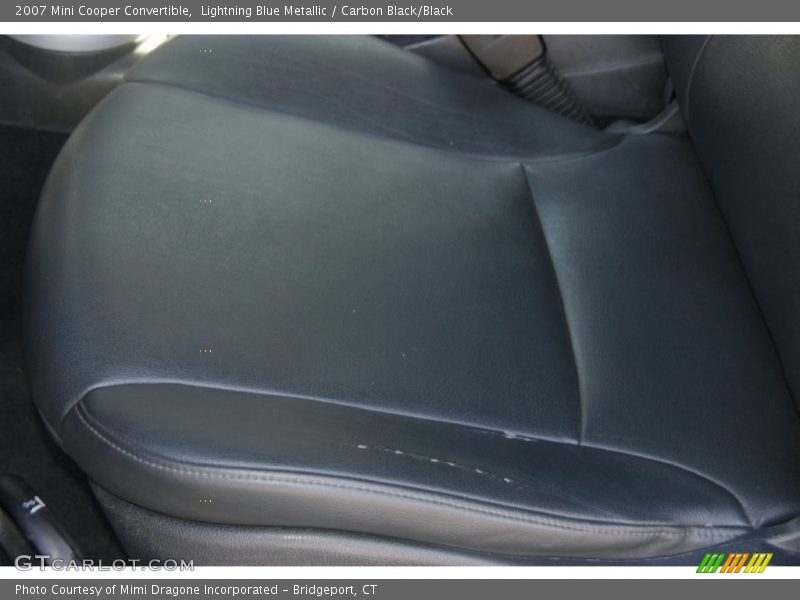 Lightning Blue Metallic / Carbon Black/Black 2007 Mini Cooper Convertible