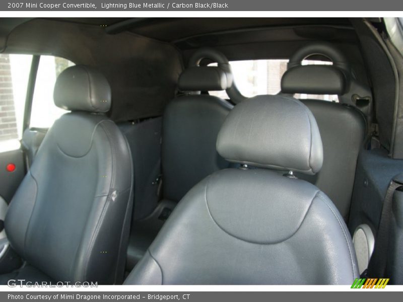 Lightning Blue Metallic / Carbon Black/Black 2007 Mini Cooper Convertible