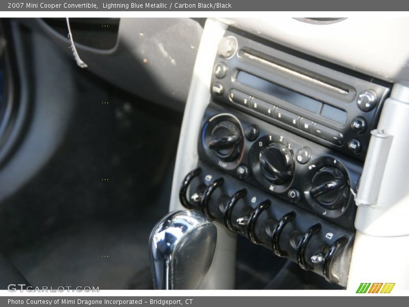 Lightning Blue Metallic / Carbon Black/Black 2007 Mini Cooper Convertible