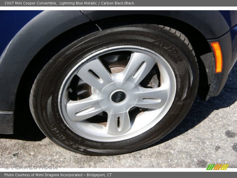 Lightning Blue Metallic / Carbon Black/Black 2007 Mini Cooper Convertible