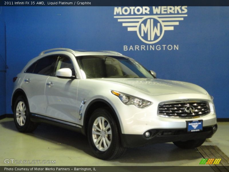 Liquid Platinum / Graphite 2011 Infiniti FX 35 AWD
