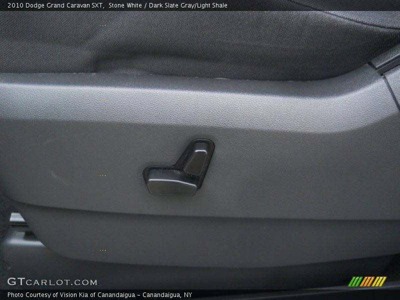 Stone White / Dark Slate Gray/Light Shale 2010 Dodge Grand Caravan SXT