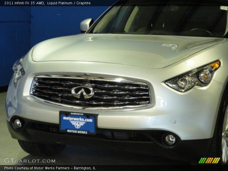 Liquid Platinum / Graphite 2011 Infiniti FX 35 AWD