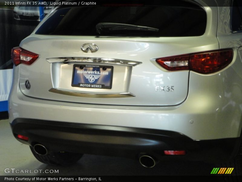 Liquid Platinum / Graphite 2011 Infiniti FX 35 AWD